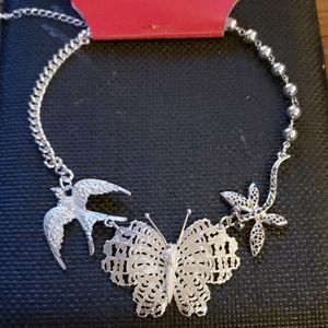 NWT Candie's Silver Necklace